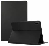 Чехол для планшета Huawei MatePad 11 (2021), кожаный, трансформируется в подставку (черный)