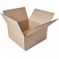 Коробка картонная (Гофрокороб). Размер 200х200х100 мм. Усиленный картон, для хранения и переезда. Объем - 4,0 литра, упаковка 25 шт.