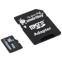 Карта памяти 32Gb microSDHC SmartBuy Class 10 + адаптер (SB32GBSDCL10-01/SB32GBSDCL10-01_C)