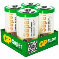 Батарейки GP 14A-2CRB4, С, 4 шт
