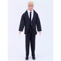 Одежда для кукол Модница Классический костюм для куклы Кен 29-30 см черный-белый