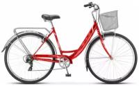 Городской велосипед STELS Navigator 395 28 Z010 (2018) 20 красный + корзина (требует финальной сборки)