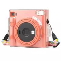 Противоударный защитный чехол-корпус-бокс MyPads для фотоаппарата моментальной печати Fujifilm Instax SQUARE SQ1 прозрачная