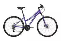 Велосипед Stark'21 Luna 26.2 D фиолетовый/серебристый 14.5"