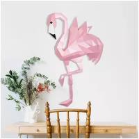 Бумажный конструктор оригами Paperraz фигура "Фламинго Инга