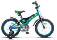 Детский велосипед STELS Jet 14 (Z010) голубой/зелёный