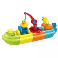 Развивающая игрушка для малышей для ванной Кораблик - конструктор