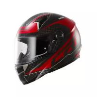 Шлем LS2 FF396 CR1 TRIX (S, Red Carbon)