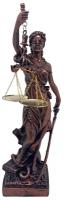 Статуэтка BLT, фигурка Фемида Богиня правосудия бронзовая, 27,5 см
