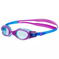 Очки для плавания детские "SPEEDO Futura Biofuse Flexiseal Jr", арт.8-11595C586, голубые линз, фиол опр