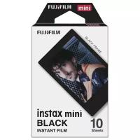 Картридж для моментальной фотографии Fujifilm Instax Mini Black Frame, 10 шт., черный