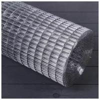 Сетка оцинкованная, сварная, 1 × 10 м, ячейка 25 × 12,5 мм, d = 1 мм, металл