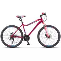 Велосипед STELS 2022 Miss-5000 MD 26" V020 16" Вишнёвый/розовый