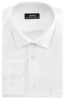 Рубашка мужская длинный рукав CASINO c100/157/ice, Прямой силуэт / Сlassic fit, цвет Белый, рост 186-194, размер ворота 42