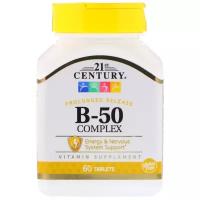 Витамины группы Б 21st Century Complex B-50 60 таб.