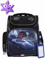 Рюкзак школьный для мальчиков 1 4 класс ортопедический ранец для первоклассника каркас с спинкой Автомобиль. Ярко