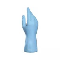 Перчатки латексные MAPA Vital Eco 117, хлопчатобумажное напыление, размер 9 (L), синие, 2 шт