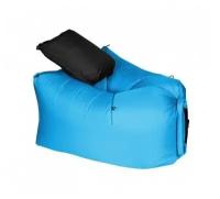 Надувное кресло / надувной лежак / ламзак Rocca синий
