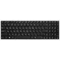 Клавиатура для ноутбука Asus X551, X551CA, X551CAV, X551MA Series. Плоский Enter. Чёрная, без рамки. PN: 0KNB0-610EUS00.