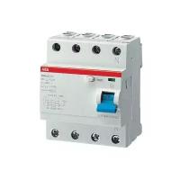 Устройство защитного отключения (УЗО) ABB Выключатель дифференциального тока (УЗО) 4п 40А 100мА тип AC F204 ABB 2CSF204001R2400