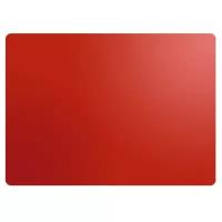 Накладка на стол пластиковая, А3, 460 х 330 мм, 500 мкм, прозрачная, цвет красный (подходит для офиса)