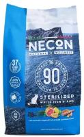 Корм Necon Natural Wellness Sterilized White Fish & Rice для стерилизованных кошек и котов Белая рыба и рисом 1,5 кг