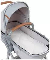 95034, Универсальный матрас в коляску для новорожденных Happy Baby детский беспружинный 81x38 см, белый