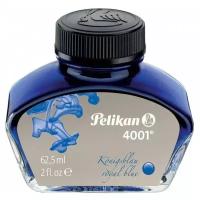 Pelikan Флакон с чернилами "Pelikan INK 4001 76", Royal Blue чернила синие чернила, 62.5мл для ручек перьевы
