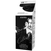 ESTEL Celebrity краска-уход для волос, 1/0 черный