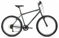 Велосипед горный с колесами 26" Altair MTB HT 26 1.0 серо-черный 7 скоростей, рама 19", 2022 год