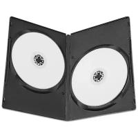 Коробка DVD Box для 2 дисков, 9 мм (slim) черная