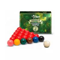 Набор шаров для игры Старт Start Billiards Snooker 52.4 мм, картонная коробка