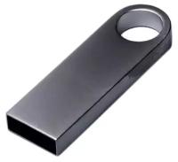 Металлическая флешка с мини чипом, компактный дизайн с круглым отверстием (8 Гб / GB USB 2.0 Серебро/Silver mini3 Flash drive VF- mini64)