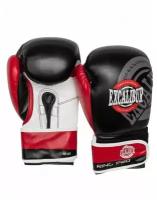 Перчатки боксерские Excalibur 8014-02 Black/Red/White PU 16 унций