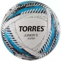 Мяч футбольный TORRES Junior-5 Super HS, р.5,вес 350-370 г, ПУ,4сл,16 панелей (арт.F320305)