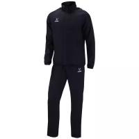Костюм Jogel, олимпийка и брюки, силуэт прямой, карманы, подкладка, размер XXXL, черный