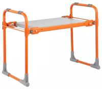 Скамейка садовая складная с мяг сиденьем оранж.до 100 кг 54,5*28,*42,5 СКМ