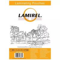 Пленка для ламинирования Lamirel А4 (216x303), 75мкм, 100 шт