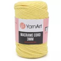 Пряжа YarnArt 'Macrame Cord 3мм' 250гр 85м (60% хлопок, 40% вискоза и полиэстер), 4 мотка