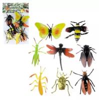 Набор насекомых «Лес», 8 фигурок, длина 12 см