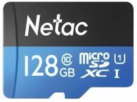 Карта памяти Netac microSDXC 128 ГБ Class 10, UHS Class 1, R 80 МБ/с