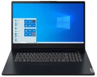 Ноутбук Lenovo IdeaPad 3 17ITL6, 17.3", Intel Pentium Gold 7505 2.0ГГц, 2-ядерный, 8ГБ DDR4, 256ГБ SSD, Intel UHD Graphics, Windows 10 Home, синий 82H9003PRU