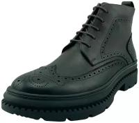 ROMITAN ботинки мужские оксфорды осень толстая подошва (4380)