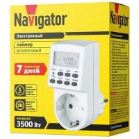 Таймер Navigator 61 555 NTR-E-S01-WH розет. электрон.