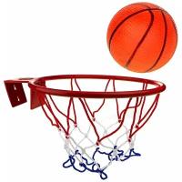 Баскетбольная рама с надувным баскетбольным мячом 25*20, сетка арт. Т20093