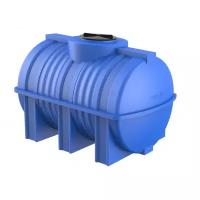 Горизонтальная емкость для воды Polimer Group G 2000 синий