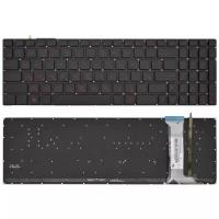 Клавиатура для ноутбука Asus ROG G551JX черная с подсветкой