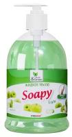 Clean&Green Жидкое мыло Soapy эконом яблоко