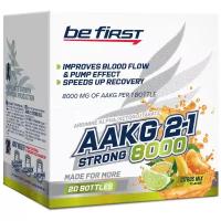 Предтренировочный комплекс Be First AAKG 2:1 Strong 8000 цитрусовый микс 20 шт