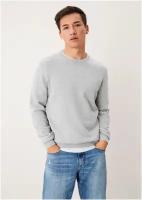 Пуловер мужской, s.Oliver, артикул: 130.10.112.17.170.2105993, цвет: серый (9400), размер: L